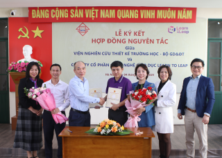 VIỆN NCTKTH VÀ LEARN TO LEAP KÝ KẾT HỢP ĐỒNG NGUYÊN TẮC: CHUNG TAY KIẾN TẠO HỆ SINH THÁI GIÁO DỤC STEM – AI – ROBOTICS TOÀN DIỆN