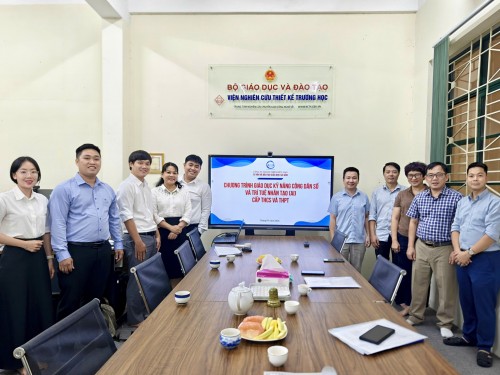 VIỆN NCTK TRƯỜNG HỌC TỔ CHỨC HỘI ĐỒNG CHUYÊN GIA ĐÁNH GIÁ PHẦN MỀM GIÁO DỤC KĨ NĂNG CÔNG DÂN SỐ, AI VÀ HỌC LIỆU SỐ CỦA CÔNG TY TNHH TƯ VẤN VÀ ĐÀO TẠO GIÁO DỤC SÀI GÒN