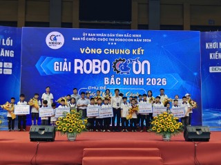VIỆN NCTKTH ĐỒNG HÀNH VÀ TRAO GIẢI TẠI CHUNG KẾT ROBOCON BẮC NINH 2026