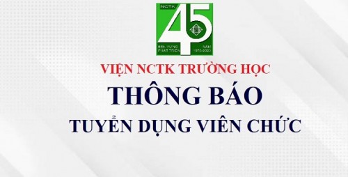 THÔNG BÁO TUYỂN DỤNG VIÊN CHỨC ĐỢT 2 NĂM 2025