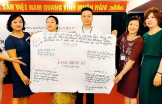 Chủ tịch Công đoàn Viện Nghiên cứu Thiết kế trường học tham gia tập huấn triển khai Điều lệ Công đoàn Việt Nam khóa XII