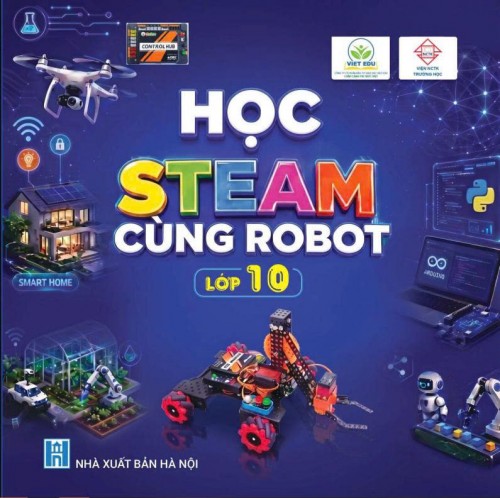 THÔNG BÁO Về việc tổ chức Chương trình giới thiệu sách trực tuyến Bộ sách HỌC STEAM CÙNG ROBOT (Lớp 1 - 10)