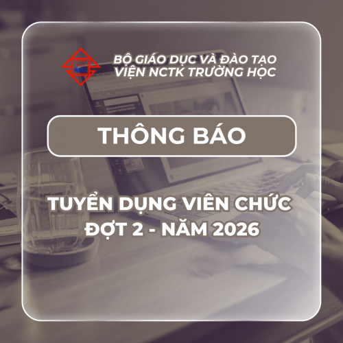 THÔNG BÁO TUYỂN DỤNG VIÊN CHỨC ĐỢT 2 NĂM 2026